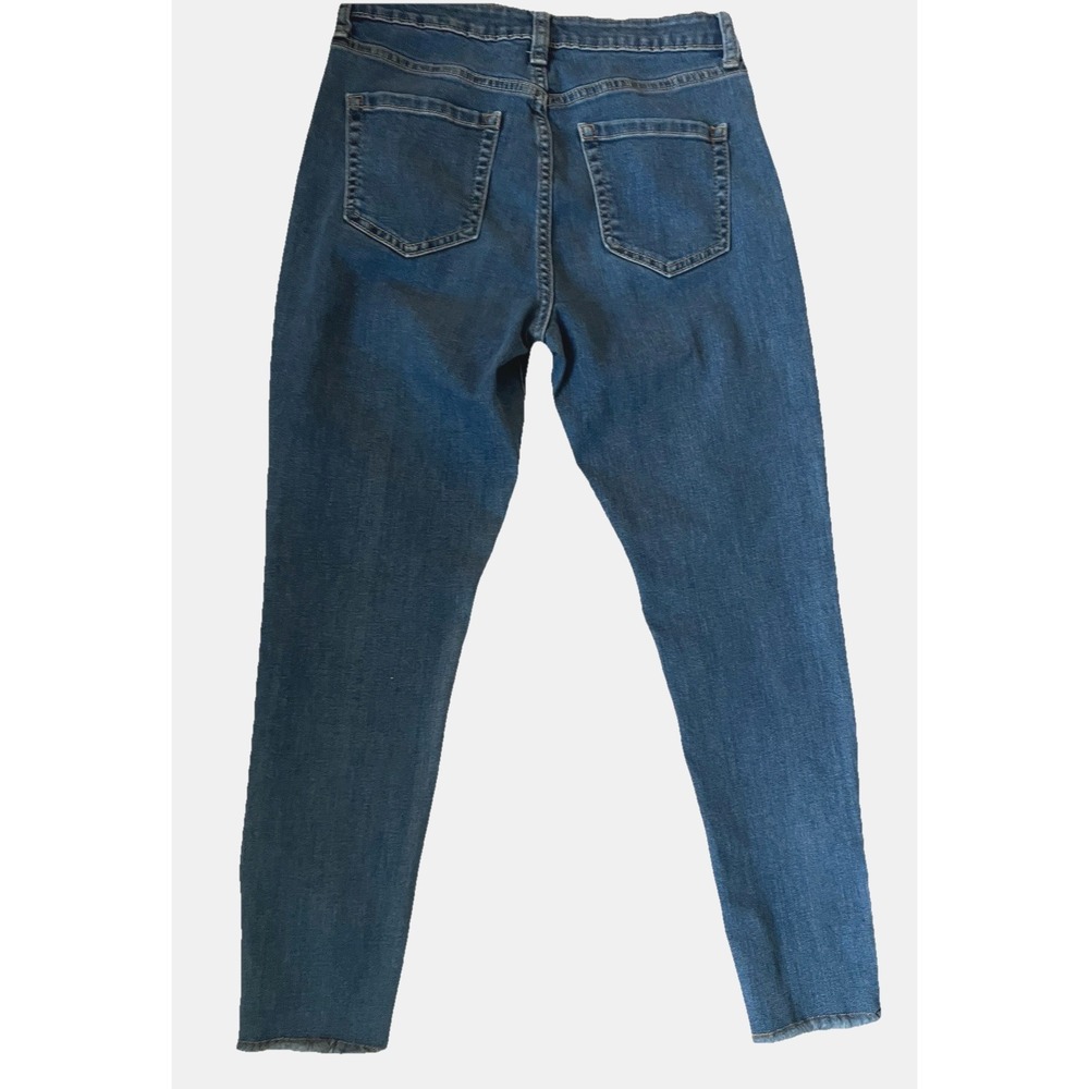 Blue Denim Pants Size 6 a.n.a. Skinny Jeans Casual Women Clothing - Picture 4 of 7